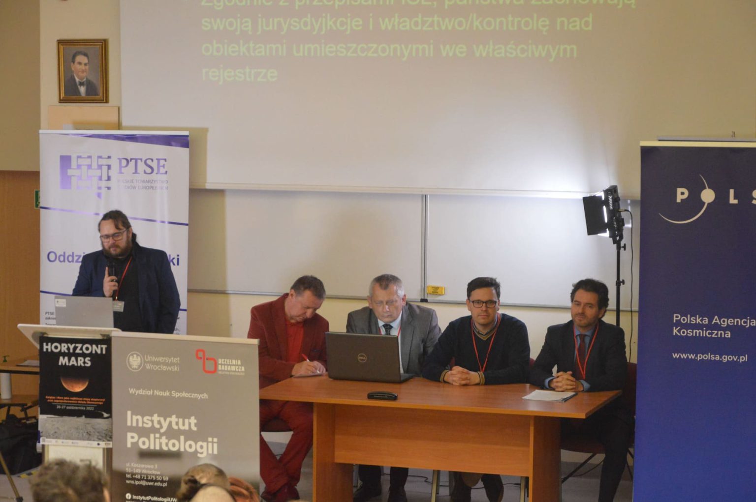 Prelegenci podczas konferencji Horyzont Mars 2022